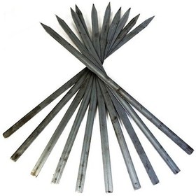 Resim Adana Kebap Şişi Beyti Şişi Demir 10 Adet 2.5 Cm 3 Mm 70 Cm 