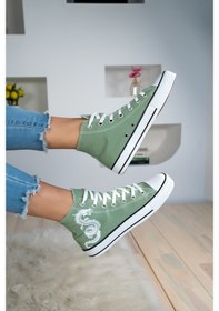 Resim Kadın Erkek Spor Ayakkabı Baskılı 