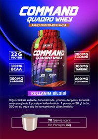 Resim SSN Command Quadro Whey 2100g - Çikolata Aromalı Protein Tozu 