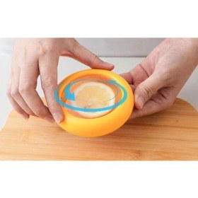 Resim Limon Şeklinde Esnek Yiyecek Saklama Kutusu 