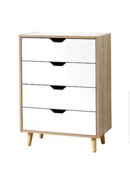 Resim Bamena Wood Riddle Ahşap Etejer 