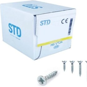 Resim 3 x 40 Sunta Vidası Beyaz (250 Adet) 