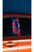 Resim YENİ CREATİVE Araç Kapı Direk Kaplama Folyosu Spiderman Desenli (SAĞ SOL TAKIM) (2 ADET) - 22x50 Cm 