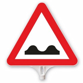 Resim Hayat Trafik Kasisli Yol Üçgen Levha Çift Taraflı Baskı 