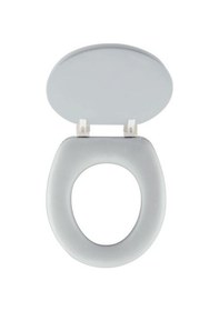 Resim Softy Classic Desenli Yumuşak Klozet Kapağı Beyaz - 6032 