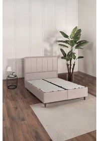 Resim Premium Gold Therapy Bej Üçlü Set Baza Başlık Yatak 160 x 200 