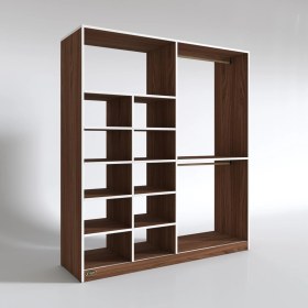 Resim Kenzlife giysi dolabı fikret 180*180*45 cvz gardırop 