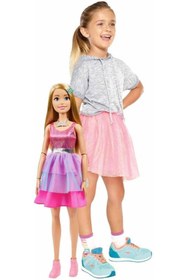 Resim Barbie Büyük Prenses Bebek 71cm Hjy02 