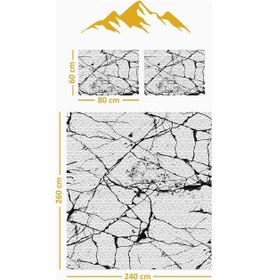 Resim Parlak Kadife Kumaş Kapitoneli Çift Kişilik Yatak Örtüsü Seti 3 Parça Cky0038 Renkli 