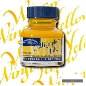 Resim Hobi-Marketart Winsor & Newton Kaligrafi Mürekkebi 30 Ml. 730 Winsor Yellow 
