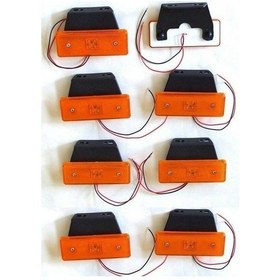 Resim Gpr Kamyon Tır Dorse Otobüs Led Marker Yan Lamba 30 Adet Sarı 24 