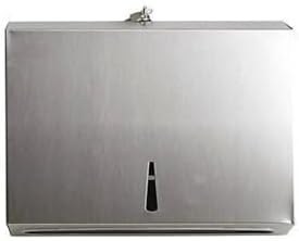 Resim Paslanmaz Çelik Z Katlama Kağıt Havluluk Dispenseri 400'lü 