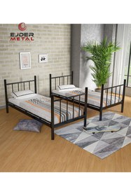 Resim Ejder metal Ranza 90x190 Siyah Ranza (yataksız) 