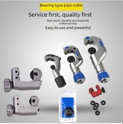 Resim Shineyee Stahl Güdümlü Boru Kesici 4-32mm, Hassas Kesim İçin Çelik Ve Bakır Borulara Uygun, Ev Ve Profesyonel Kullanım 