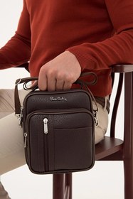 Resim Pierre Cardin 01pc001423 Erkek El çantası Askılı çanta KAHVERENGİ 