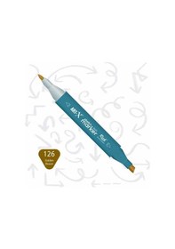 Resim Supertrend Supertrend Sketch Marker Duo Çift Uçlu Marker Kalem 126 Golden Brown 