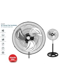 Resim Cvs Dn 91021 18 Inç Sanayi Tipi Vantilatör - Siyah 