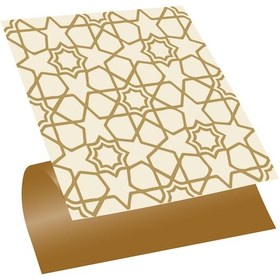 Resim Tink Kendinden Yapışkanlı Gold Selçuklu Desenli Pvc Karo 30x30 Cm 