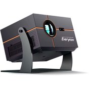 Resim King Taşınabilir Powerbankli 4K Destekli 1080P Android Sistemli Sinema Projeksiyon Cihazı 