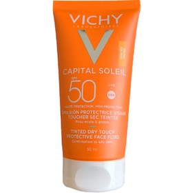 Resim Vichy Capital Soleil Spf 50 Renkli Doğal Bronz Yüz Güneş Kremi 50 ml 