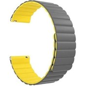 Resim Teleplus Amazfit Uyumlu Gtr 3 Prokordon Çift Renkli Loop Mıknatıslı Krd52 22mm 