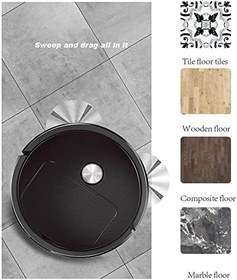 Resim Akıllı Süpürme Robotu Ev Mini Süpürme Makinesi ve Süpürme Robotları Ev Kullanımı için Kablosuz Süpürge, B 