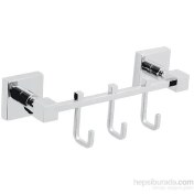 Resim Saray Pirinç 3' Lü Askılık Alegra 