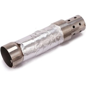 Resim Jeehugo Motorsiklet Ekzos Gürültü Azaltıcı 48mm Paslanmaz Çelik Performanslı Sessizleştirici Korumalı Uyumlu Tip 