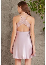 Resim Pierre Cardin 7085 Kadın Rose Gelin Set 4'lü Saten Sabahlık Gecelik Şortlu Takım Rose 