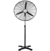Resim HIMS HEF-A650 190W 26 inç Siyah Alüminyum 3 Kanatlı Sanayi Tipi Ayaklı Vantilatör 