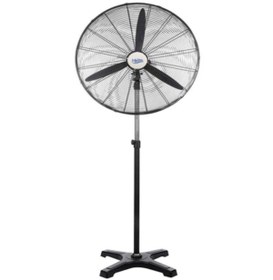 Resim HIMS HEF-A650 190W 26 inç Siyah Alüminyum 3 Kanatlı Sanayi Tipi Ayaklı Vantilatör 