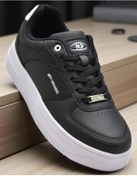 Resim Mp 252-6049 Rahat Ortopedik Taban Günlük Unisex Erkek Spor Ayakkabı Siyah 