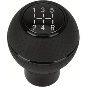Resim Globalbloom Black Evrensel 5 Vites Top Vites Kolu Manuel Şanzuman 4 Adaptör M8 M10 M11 M12 4 Vida 1 Anahtar Alüminyum Ve Gerçek Deri 