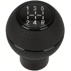 Resim Globalbloom Black Evrensel 5 Vites Top Vites Kolu Manuel Şanzuman 4 Adaptör M8 M10 M11 M12 4 Vida 1 Anahtar Alüminyum Ve Gerçek Deri 