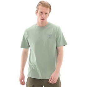 Resim Timberland Washed Boot Lab Back Graphic Tee Erkek T-Shirt Yeşil 