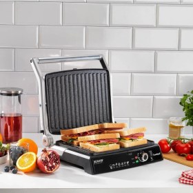 Resim Allians Prç. Inox Tost Makinesi, Pratik ve Şık Tasarım, Hızlı Tost Keyfi 