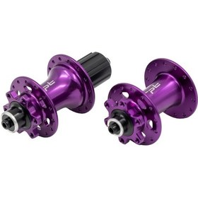 Resim Shimano Raptor Ön/arka Göbek Seti Qr+sokma Mil 8-11v 32d 6 Vida Mor 220224 Siyah 