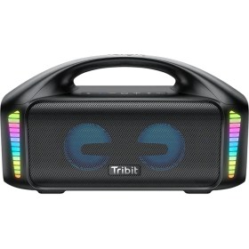 Resim Tribit BTS52 Stormbox Blast 90W 30 Saat Oynatma Süresi Ipx7 Su Geçirmez Rgb Taşınabilir Tws Bluetooth Hoparlör Siyah 