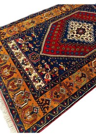 Resim El Dokuma Sıfır Yahyalı Halısı 123x225 Kök Boya Büyük Yün Halı Kırmızı 