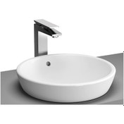 Resim Vitra Metropole 5940B003-0012 Tezgah Üstü Yuvarlak Çanak Lavabo 45 CM Parlak Beyaz 