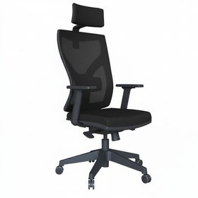 Resim Lenova Fileli Yönetici Personel Ofis Çalışma Koltuğu Akbüro Ofis Mobilyaları Siyah 