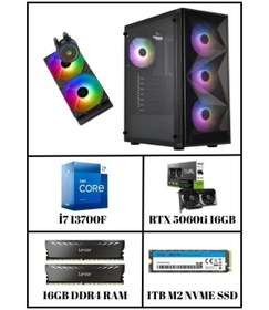 Resim RAMTECH BİLGİSAYAR IRONFANG İ7 13700F | RTX 5060 TI | 16 GB Ram | 1 TB M2 NVME SSD | Sıvı Soğutmalı Oyuncu Bilgisayarı 