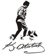 Resim Genel Markalar Mustafa Kemal Atatürk Oto Motor Laptop Duvar Folyo Sticker 25x30 cm 