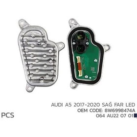 Resim Nıken Audı A5 2017-2020 Sağ Far Led Modül 8w6998474a IS00-NIKEN 064AU220701 