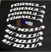 Resim Genel Markalar Formula Vitour 3d Lastik Yazısı R Kırmızısı Kauçuk - Full İçerik Uygulama Aparatlı - 