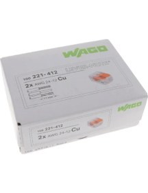 Resim Wago 221-412 2'li Çok Amaçlı Buat Klemensi (100 Adet) 