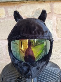 Resim Crystal Palace peluş peluş kılıf kask kılıfı kask süsü motor aksesuarı koruyucu ekipmanları vizör 