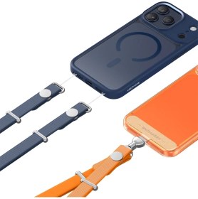 Resim Keephone Apple iPhone Tüm Serilerle Uyumlu Çapraz Ayarlanabilir Yüksek Kaliteli Şık Manyetik Strap Telefon Askısı 