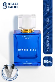 Resim CARLOTA Monarq Blue 50ml Erkek Parfüm Eau De Parfum Kalıcı koku 
