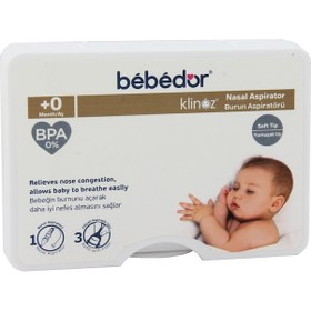 Resim Bebedor 562 Burun Aspiratörü ve Yedek Uç 3'lü 